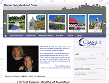 Tablet Screenshot of denverneighborhoodnews.com